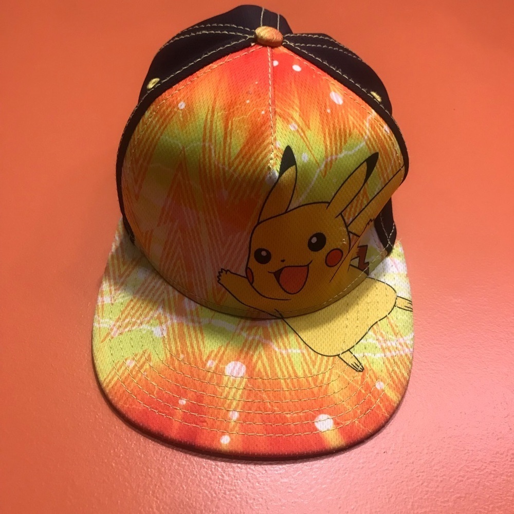 Nintendo Pokemon Pikachu Hat Youth Cap Size Snapback